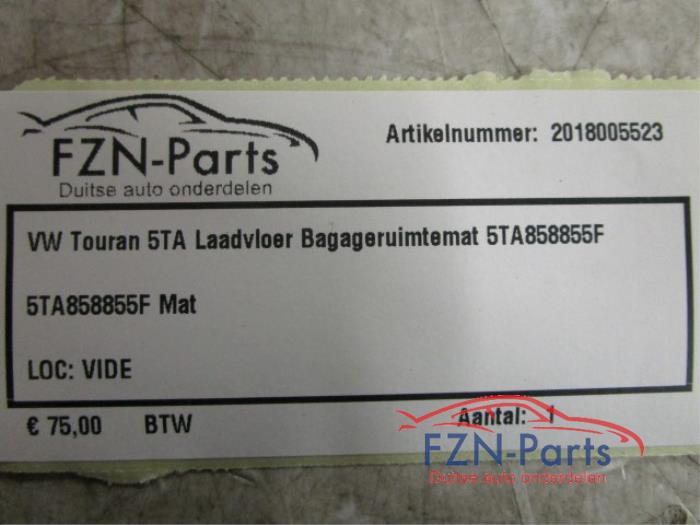 VW Touran 5TA Laadvloer Bagageruimte