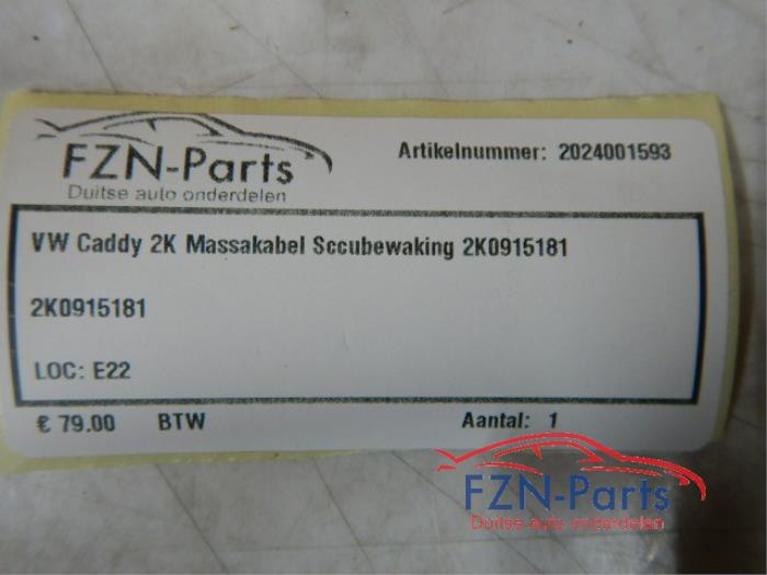 VW Caddy 2K Massakabel Accubewaking