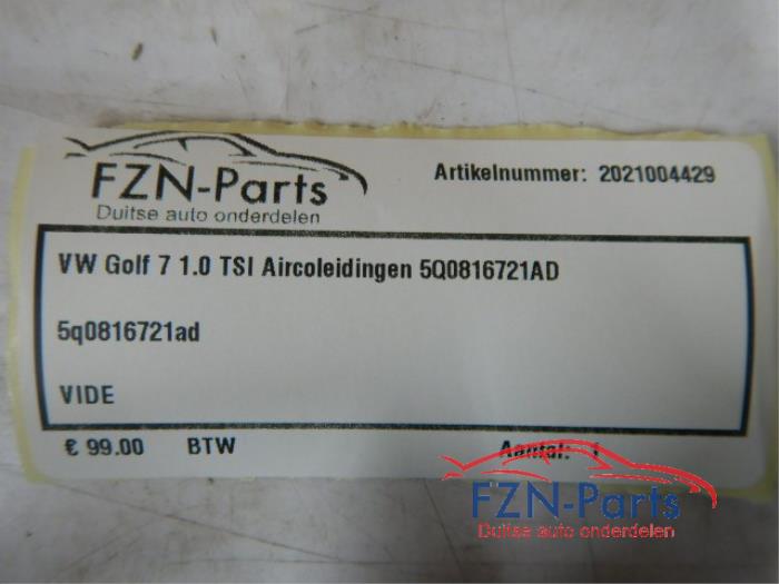 VW Golf 7 1.0 TSI Aircoleidingen