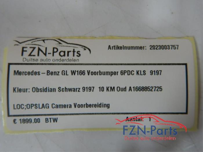 Mercedes-Benz GL W166 Voorbumper 6PDC KLS