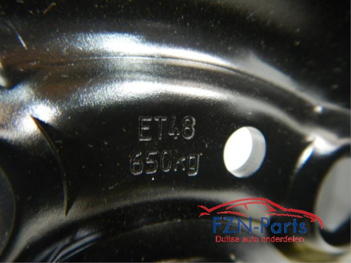 VW Touran 5TA 16 INCH Thuiskomer Reserve wiel