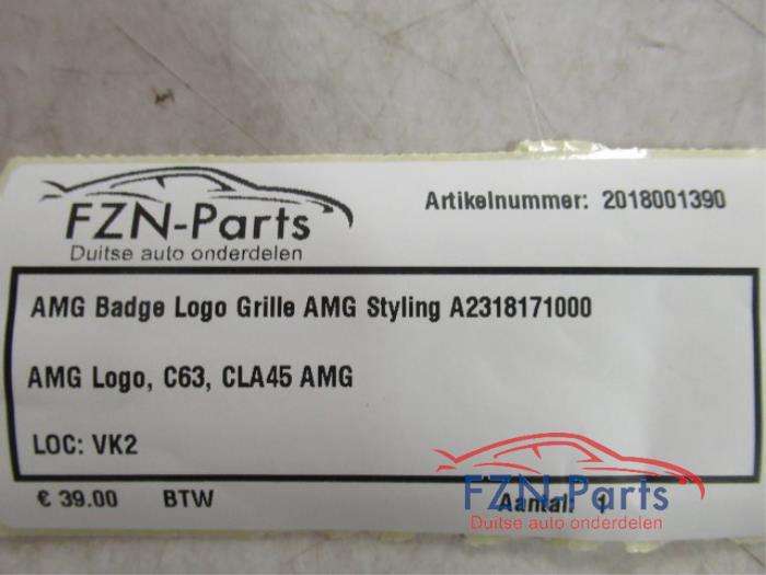 Mercedes-Benz AMG Badge Logo Grille AMG Styling
