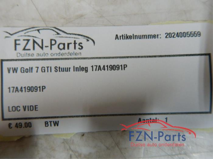 VW Golf 7 GTI Stuur Inleg