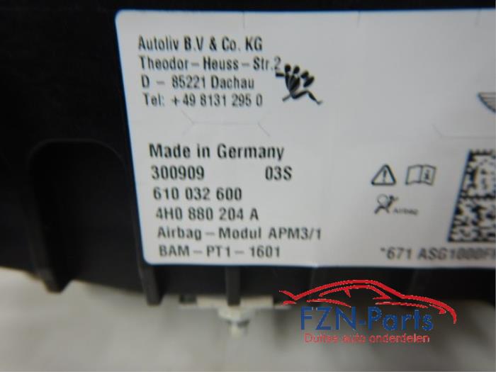 Airbag set + dashboard Audi A8 (22727715)