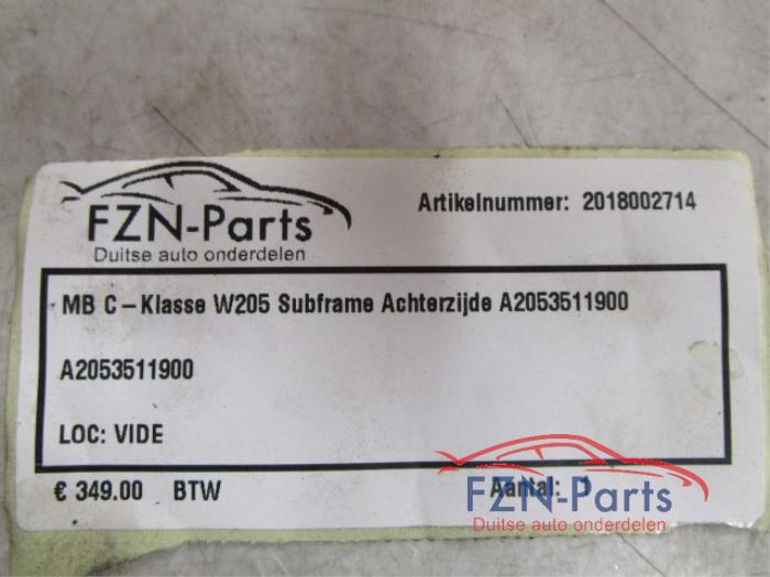 MB C-Klassse W205 Subframe Achterzijde
