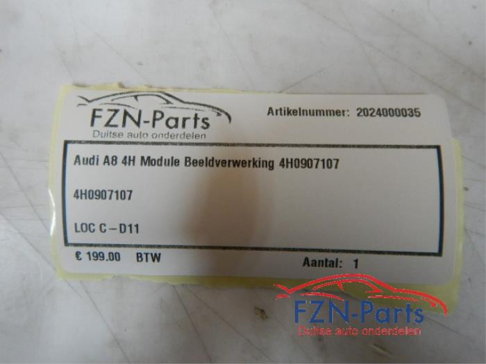 Audi A8 4H Module Beeldverwerking