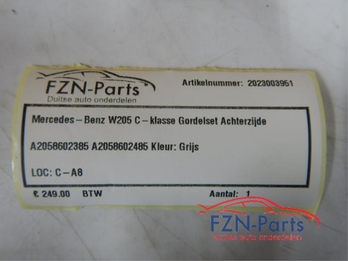 Veiligheidsgordel Set achter Mercedes C-Klasse (22740536)