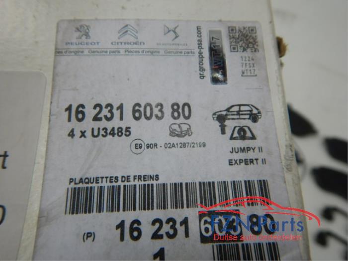 Remblok voor Citroen Jumpy (22738275)