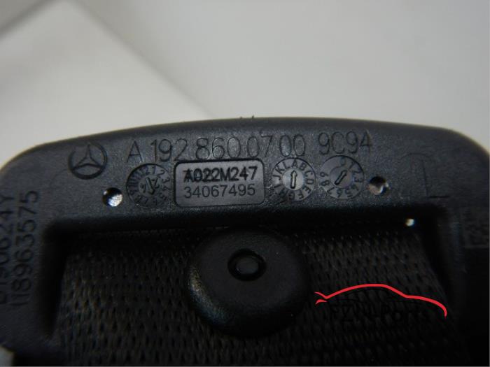 Mercedes-Benz AMG-GT W192 Gordel Links-achter