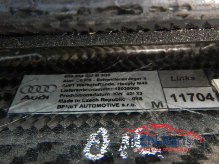 Audi RS6 RS7 4K C8 Sideskirt Carbon Inlegset L + R NIEUW