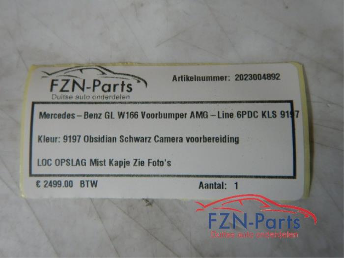 Voorbumper Mercedes GLE (22721347)
