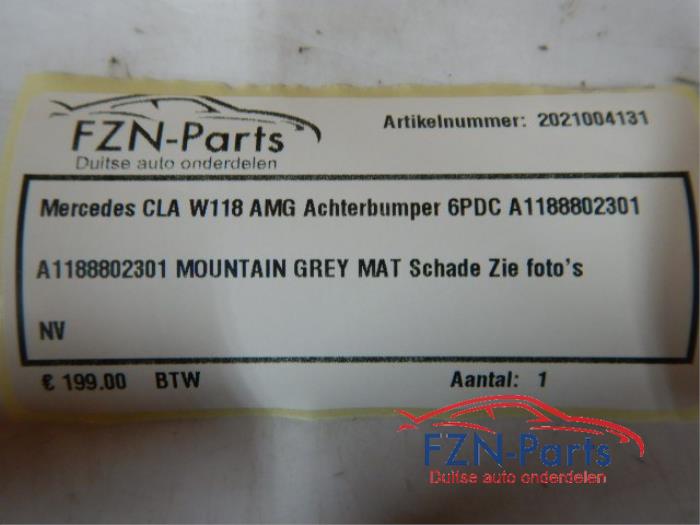 Mercedes-Benz CLA-Klasse W118 AMG Achterbumper 6PDC