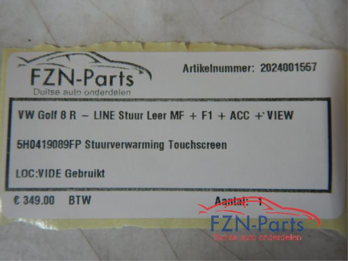 VW Golf 8 R-Line Stuur MF+F1+ACC+VIEW