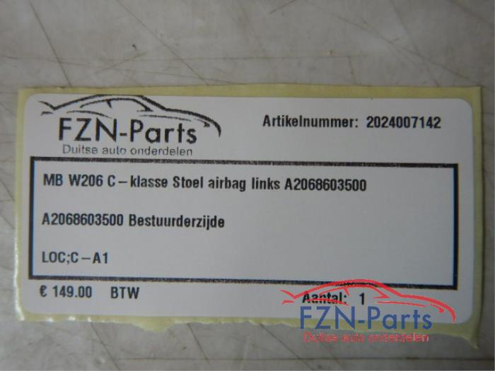 Mercedes-Benz C-Klasse W206 Stoelairbag Links