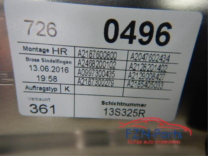Portier 4Deurs rechts-achter Mercedes CLS-Klasse (22723864)