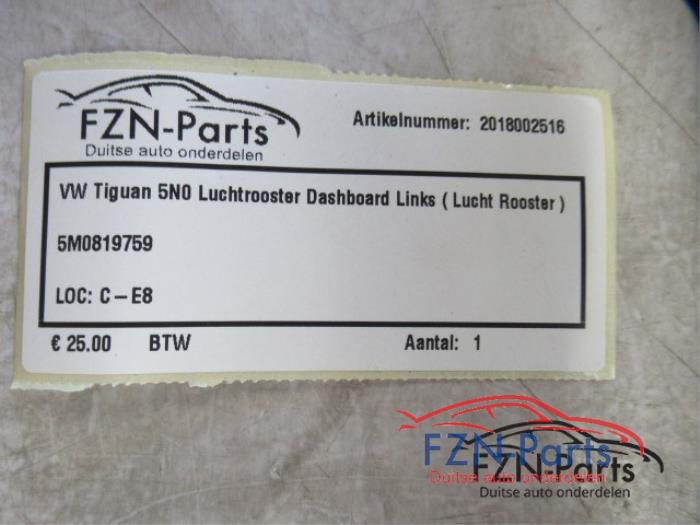Luchtrooster Dashboard Volkswagen Tiguan (22735901)