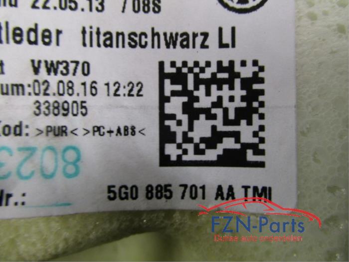 VW Golf 7 Zijdeel Achterbank Leer Links (Kussentjes)