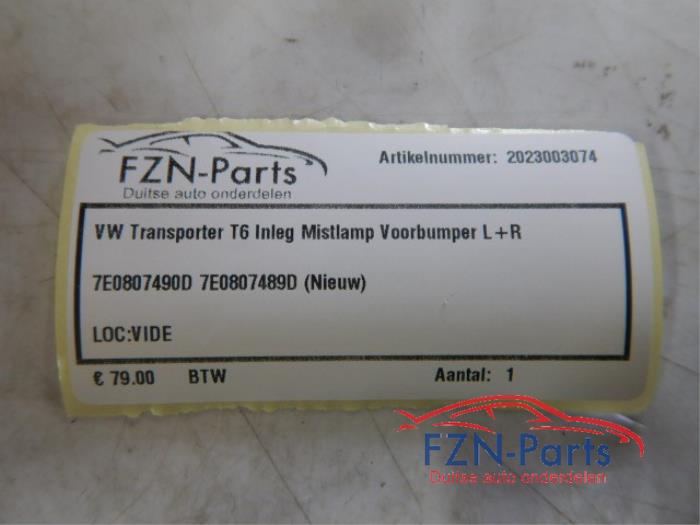 Bumper mistlamp Volkswagen Transporter (22742979)