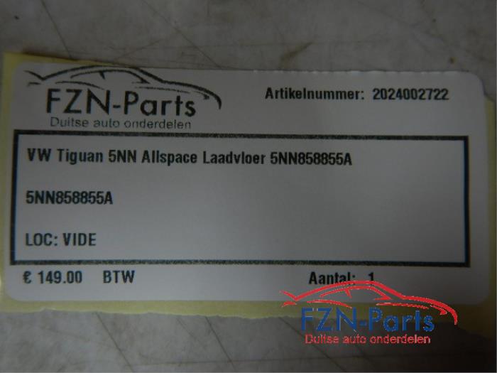 VW Tiguan 571 Inleg Middenconsole Hoogglans Zwart