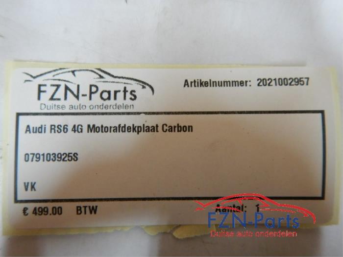 Afdekplaat motor Audi A6 (22728103)