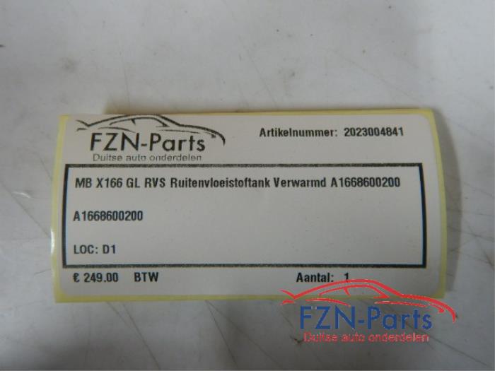 Ruitensproeiertank voor Mercedes GLE (22741343)