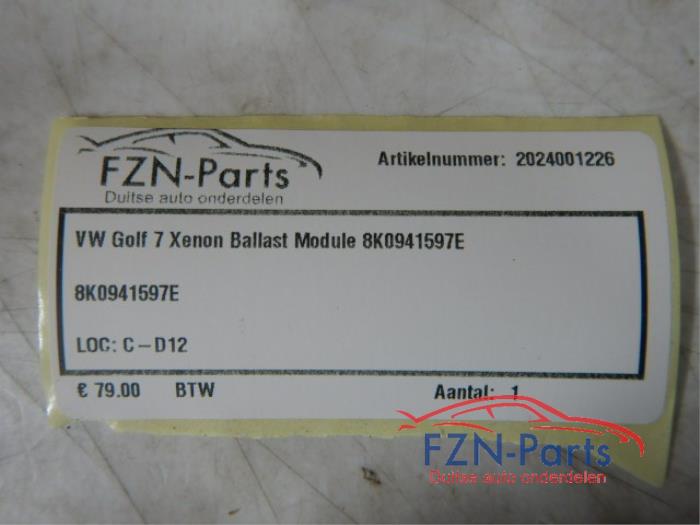 VW Golf 7 Xenon Ballast Module