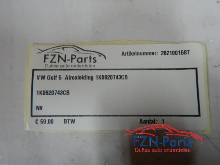 VW Golf 5 Aircoleiding