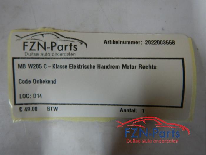 Handrem motor Mercedes C-Klasse (22742057)