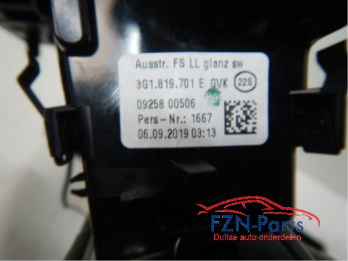 Luchtrooster Dashboard Volkswagen Passat (22735964)