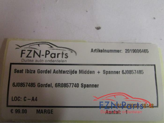 Veiligheidsgordel midden-achter Seat Ibiza (22740653)