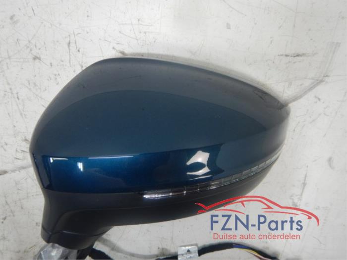 VW Tiguan 5NA Spiegel Links Inklap+Side Blauw