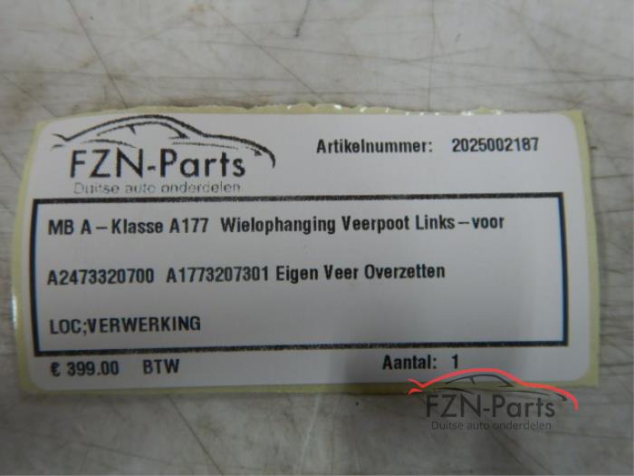 Wielophanging links-voor Mercedes A-Klasse (22729807)