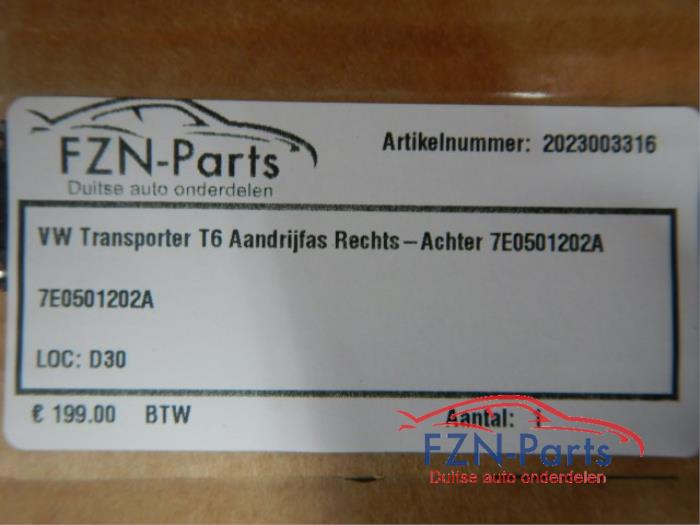 Aandrijfas links-voor Volkswagen Amarok (22724640)