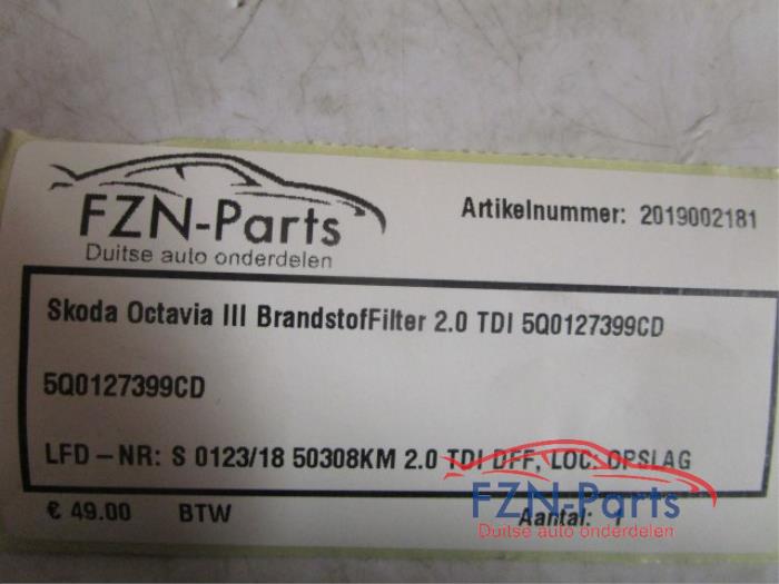 Brandstoffilter Skoda Octavia (22739549)