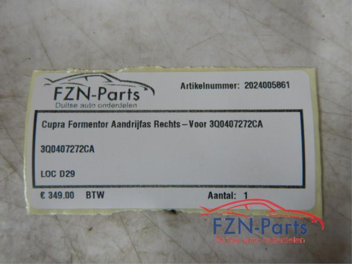 Aandrijfas rechts-voor Cupra Formentor (22725906)
