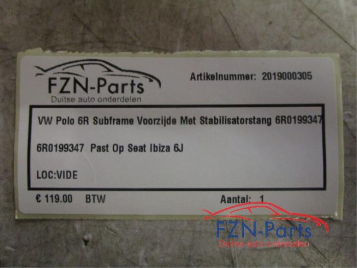 VW Polo 6R Subframe Voorzijde Met Stabilisatorstang