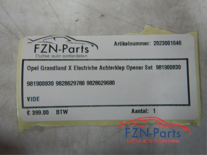 Achterklep motor Diversen Diversen (22745007)