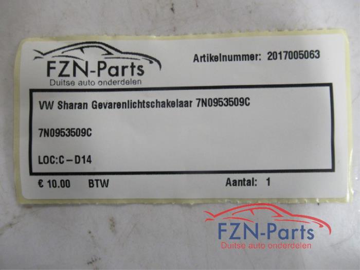 VW Sharan Gevarenlichtschakelaar