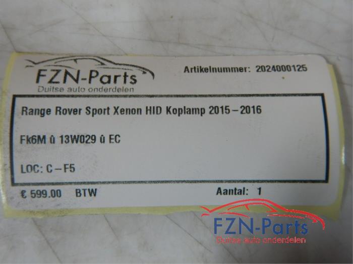 Range Rover Sport Xenon HID Koplamp 2015-2016