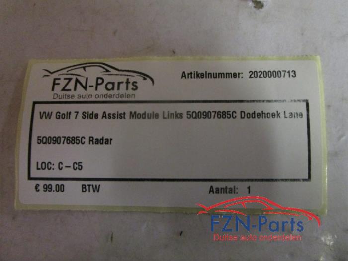 VW Golf 7 Side Assist Module Links