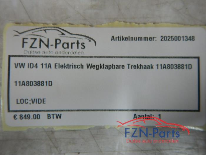 VW ID4 11A Elektrisch Wegklapbare Trekhaak