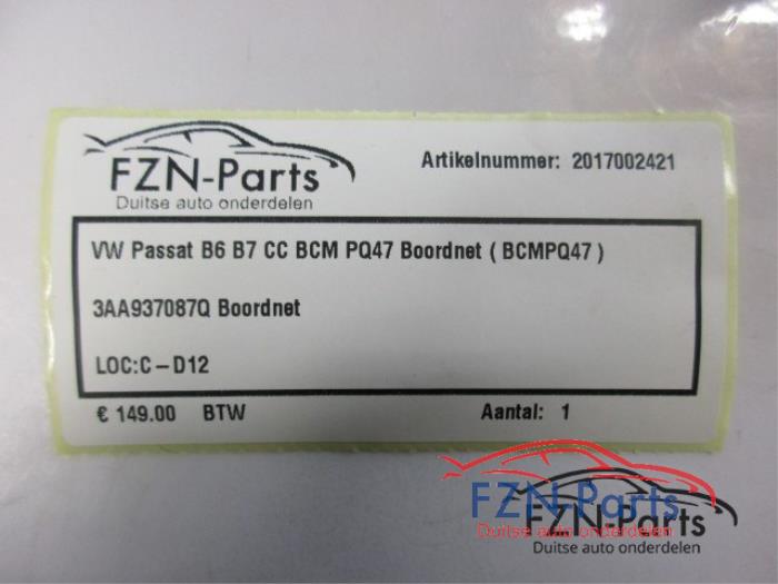 VW Passat B6/B7/CC BCM PQ47 Boordnet ( BCMPQ47)
