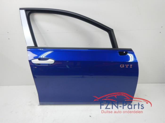VW Golf 8 GTI Portier Rechts - Voor LD5K Kleur: LD5K Lapiz BlueLet op: Deurgreep wit zie fotos!!Volkswagen, Golf, Golf 8, GTI, Portier, Deur, portieren en toebehoren 2.0 GTI Clubsport