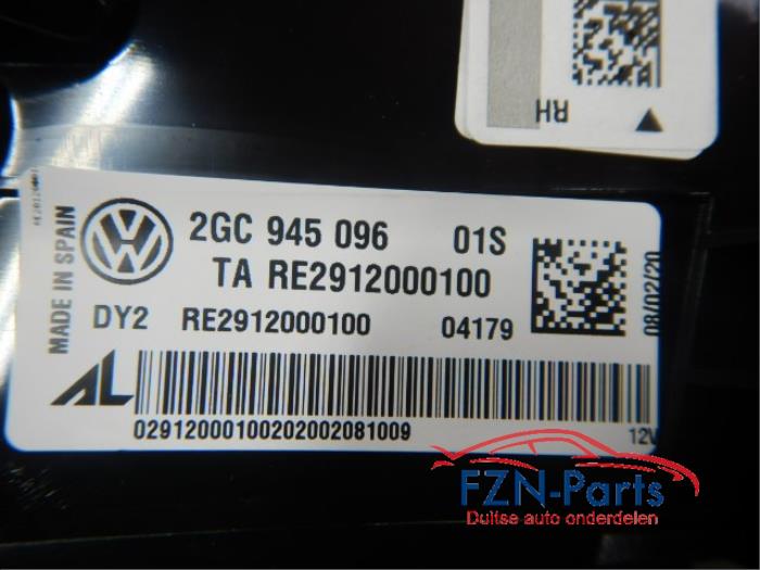 VW T-Roc Cabrio Achterlicht Rechts R LED