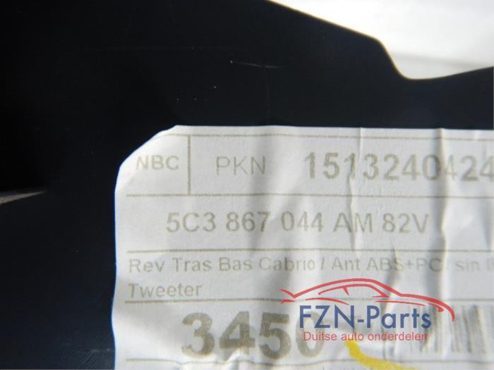 VW Beetle Cabrio 5C3 Deurpanelen Set Wit