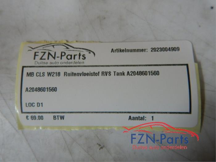 Ruitensproeiertank voor Mercedes CLS-Klasse (22744827)