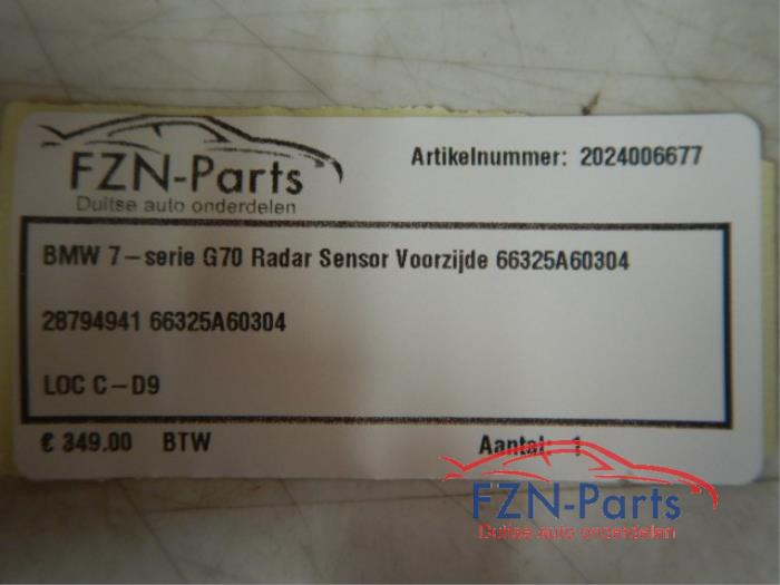 Radar sensor BMW 7-Serie (22745494)