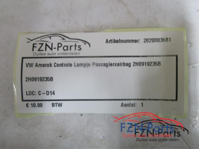 Airbag controle lampje Volkswagen Amarok (22742225)