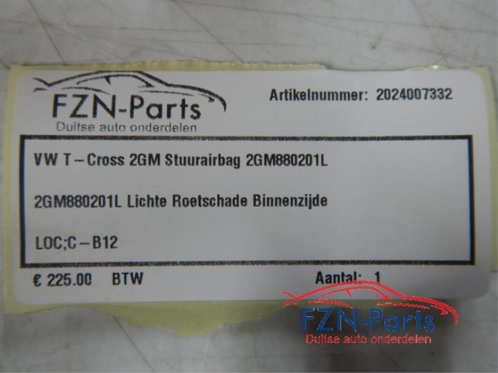 Airbag links (Stuur) Volkswagen T-Cross (22730548)
