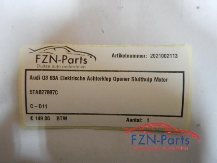 Achterklep motor Audi Q3 (22740314)